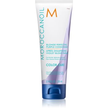 Moroccanoil Color Care Blonde Perfecting Purple Conditioner balsam de par violet pentru parul blond cu suvite - imagine 2